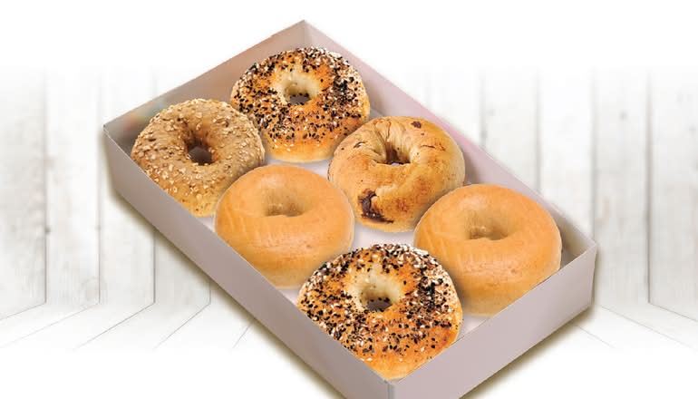 HALF DOZEN BAGELS