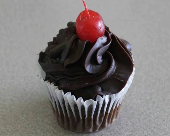 Dark Chocolate Truffle Cupcake