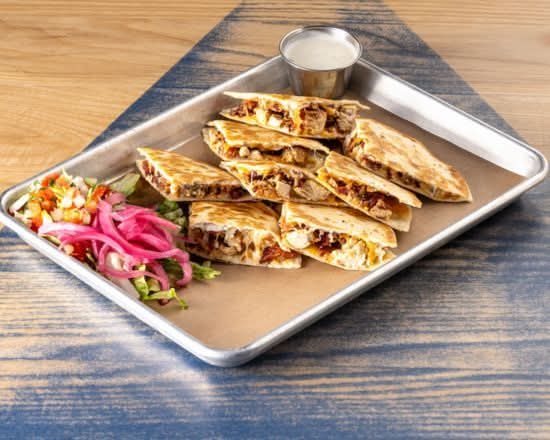 Bacon Ranch Chicken Quesadilla.