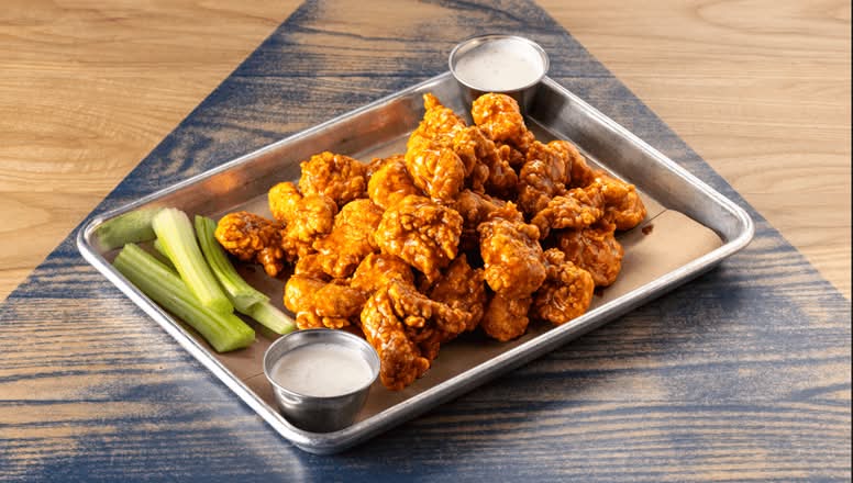 1 Pound Boneless Wings.