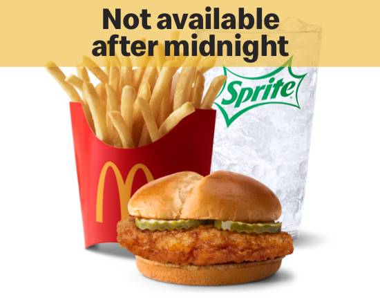 Crispy Chicken Sandwich Meal