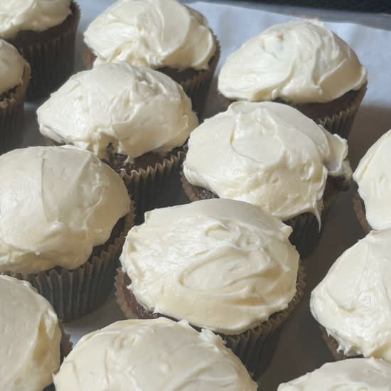 Iced Carrot Cake Muffin