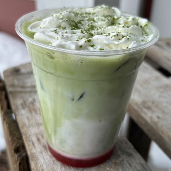 Strawberry Cloud Matcha Latte