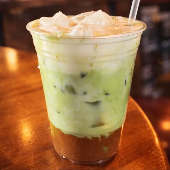 Banana Bread Matcha Latte