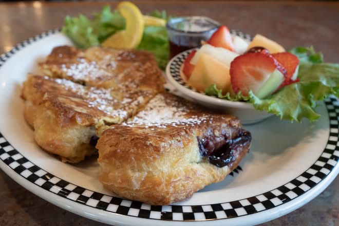 Blackberry Bear Claw French Toast