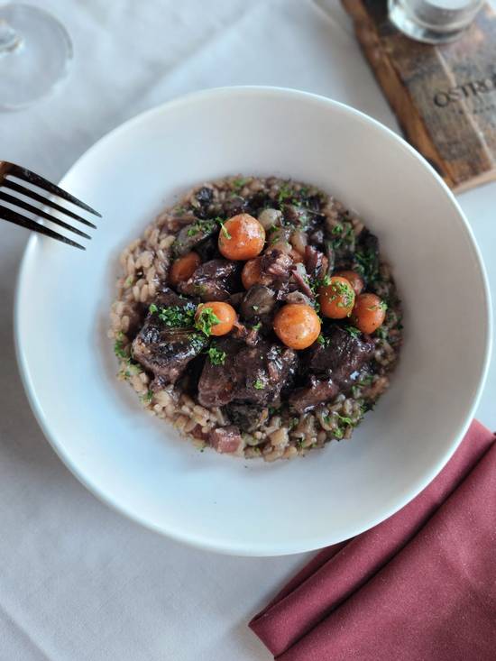 Short Rib Bourguignon Risotto