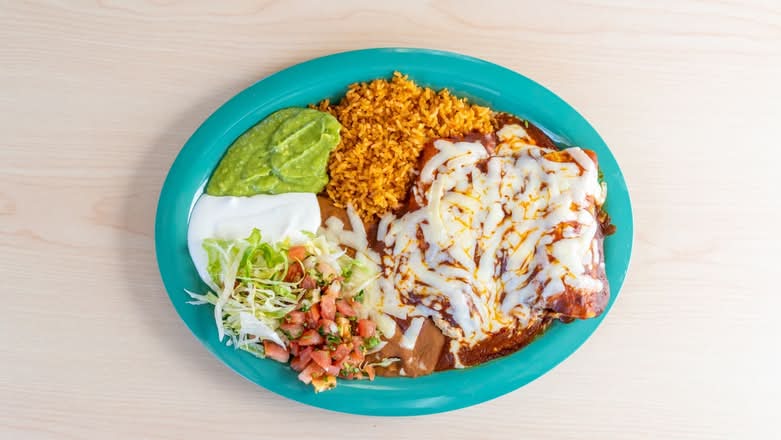 3 Enchiladas Plate