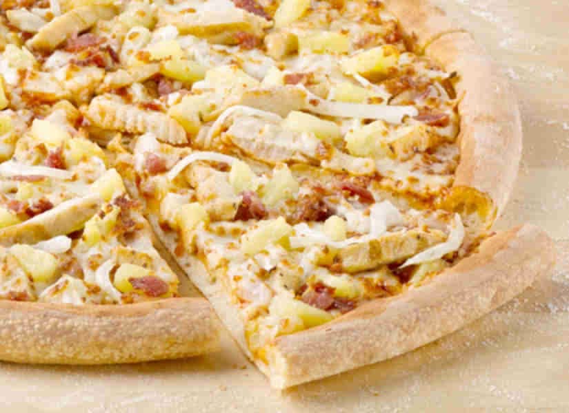 Hawaiian BBQ Chicken Pizza