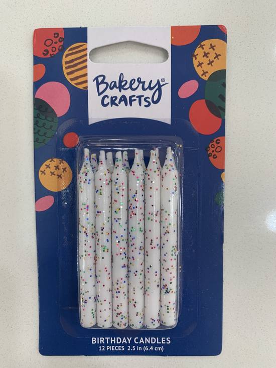 Birthday Candles - Confetti (12 pack)