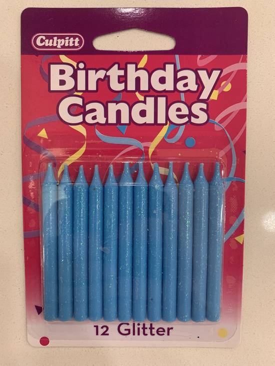 Birthday Candles - Blue (24 pack)