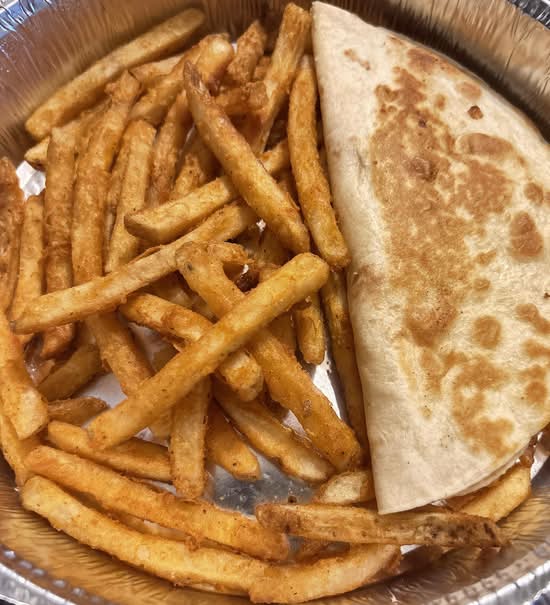 KIDS 7. Cheese Quesadilla and Fries