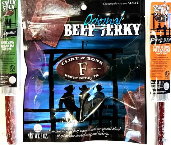 Clint & Sons Beef Sticks & Jerky