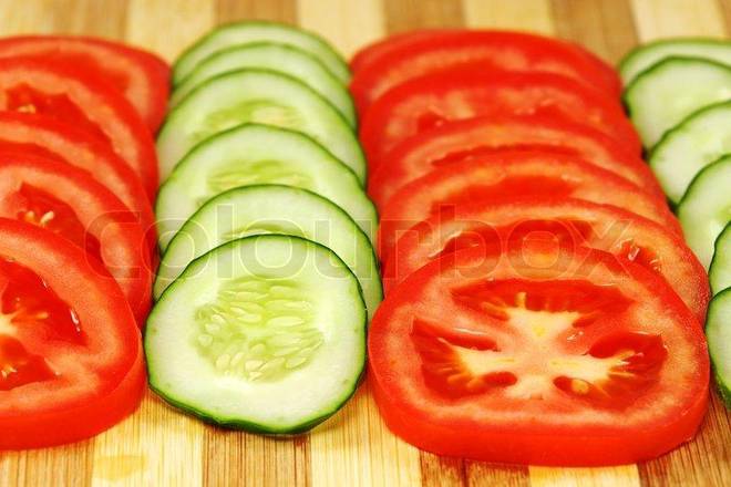 Sliced Vegetables 1/2 Lb