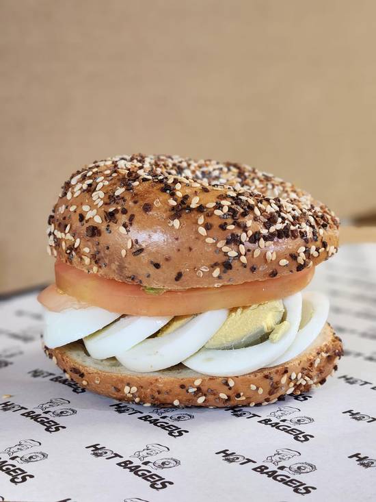Sliced Eggs Sandwich