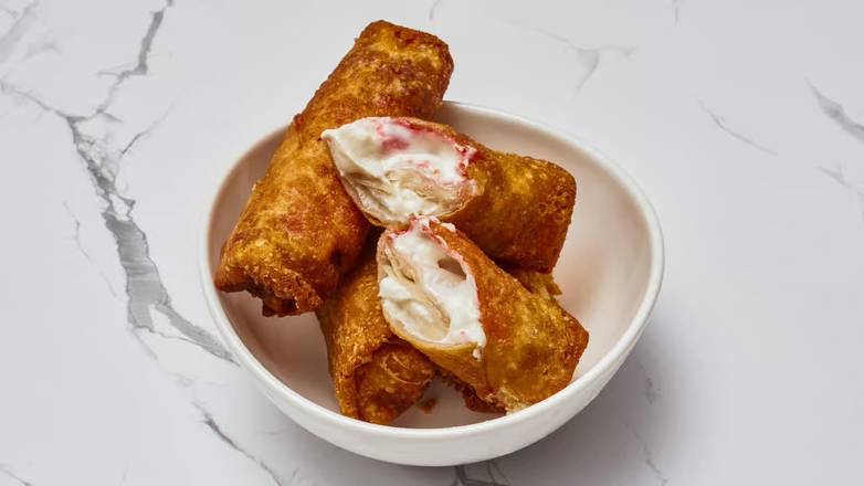 Fried Raspberry Cheesecake Roll