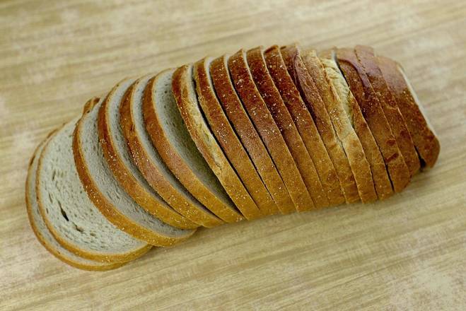 Rye Bread Loaf Sliced