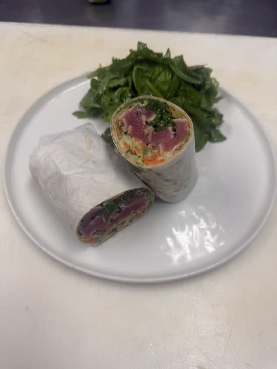 Seared Tuna Wrap