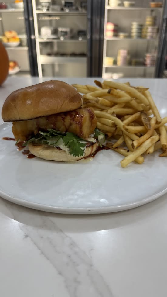 Thai Fried Fish Sandwich