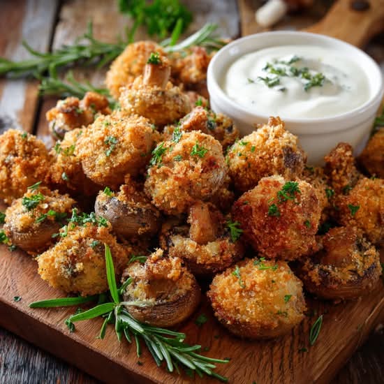 Battered Mushrooms