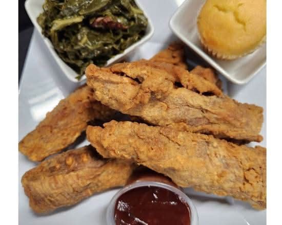 Fried Rib Dinner (4 Bones)