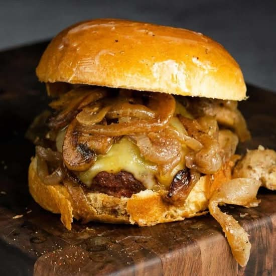 Mushroom Cheese Burger
