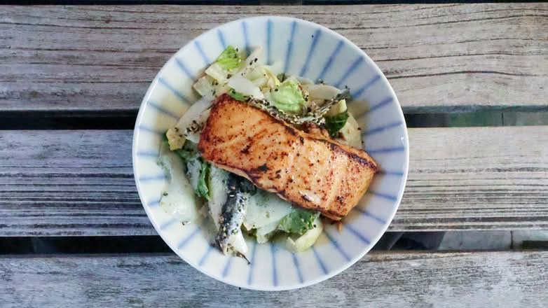 Furikake Caesar + Protien