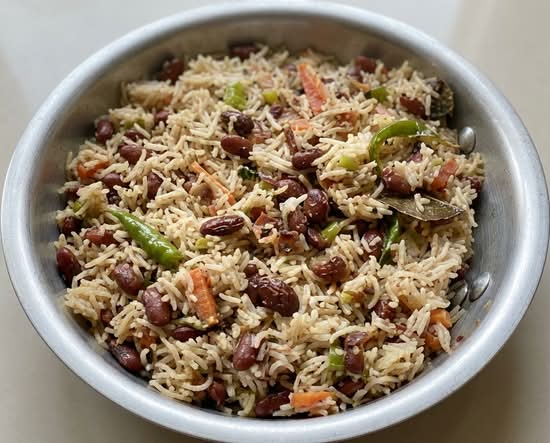 9. Lobiya w/ Rice