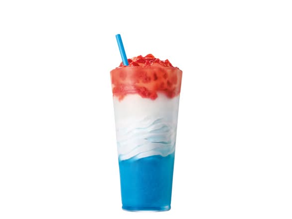 Red, White and Blue Slush Float