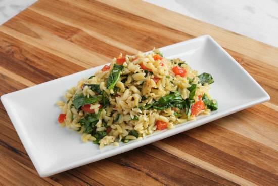 Pasta Orzo y Espinaca