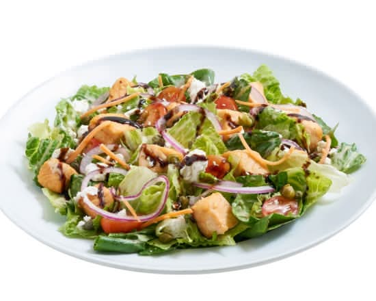 Ensalada de Salmón Frito