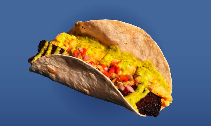 CHORIZO-BACON & EGG TACO