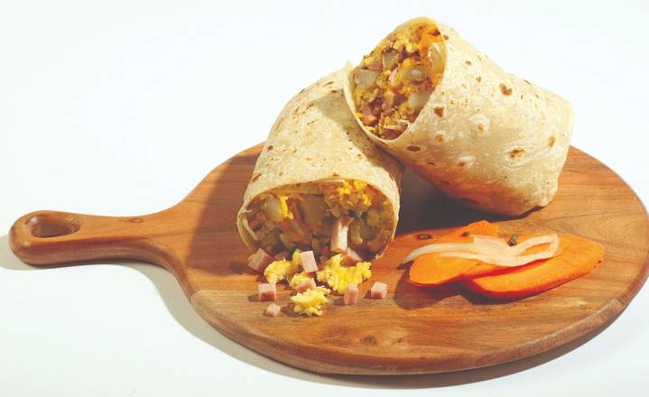 Ham Breakfast Burrito