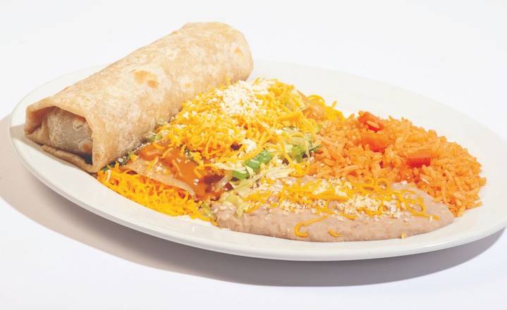 #5 Beef Burrito & Cheese Enchilada
