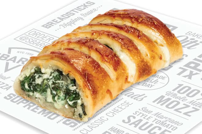 Individual Spinach Stromboli