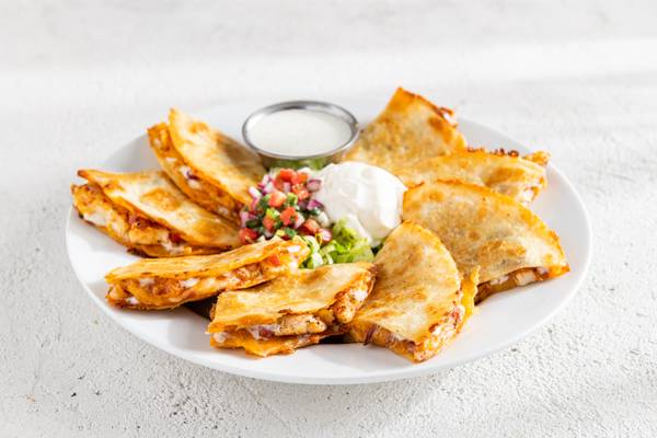 Chicken Bacon Ranch Quesadillas