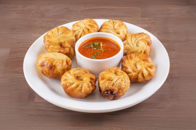 Beef fried Momo