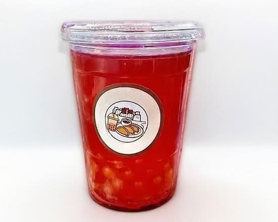 Strawberry babble tea