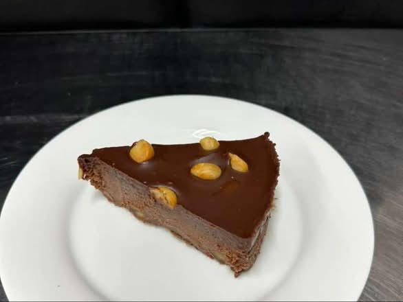 Chocolate Macadamia Nut Truffle Cake (gf)