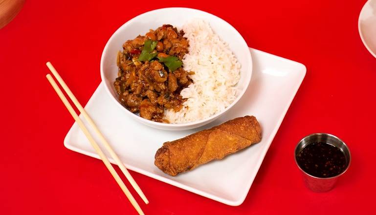 Bowl and Egg Roll
