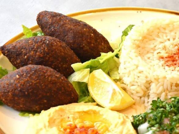 *BEEF KIBBE COMBO TAKE OUT