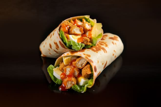 Twisted Chicken Caesar Wrap