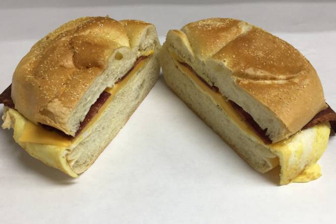 Turkey Bacon, Eggs & Cheese