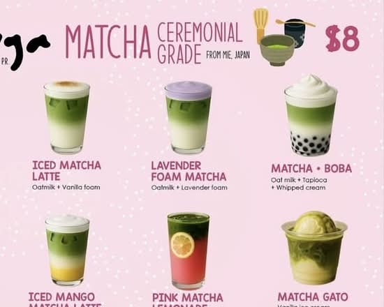 Mango Jam Matcha