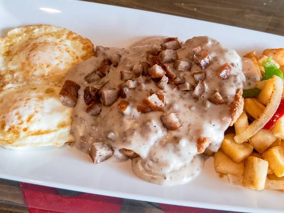 Country Fried Steak &  Eggs