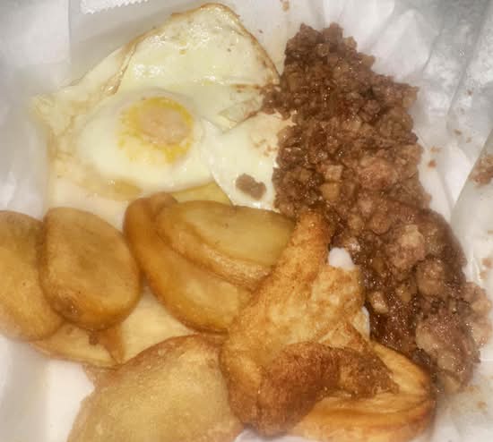 Two Eggs with Corned Beef Hash