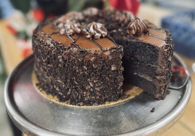 Double Chocolate Fudge Cake