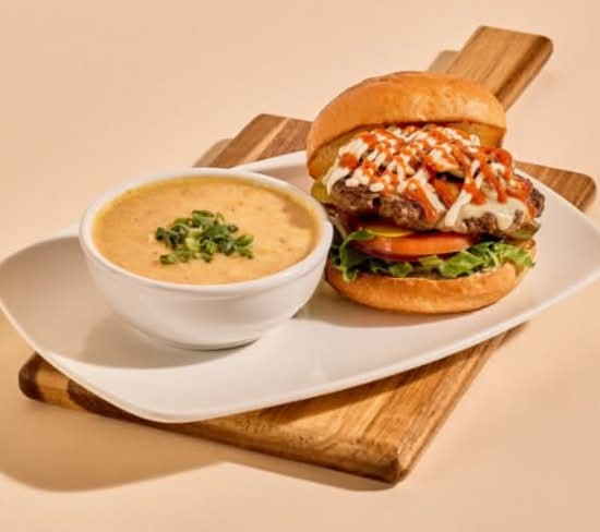 Loaded Mushroom Burger