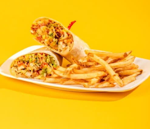 Buffalo Chicken and Bacon Ranch Wrap