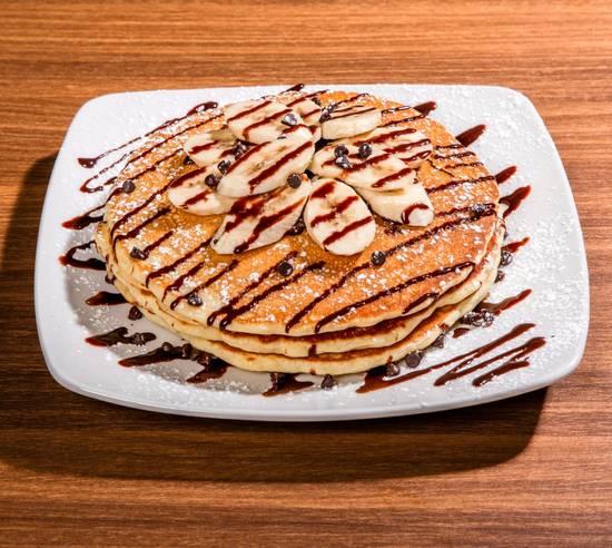 Chocolate Banana Pancakes
