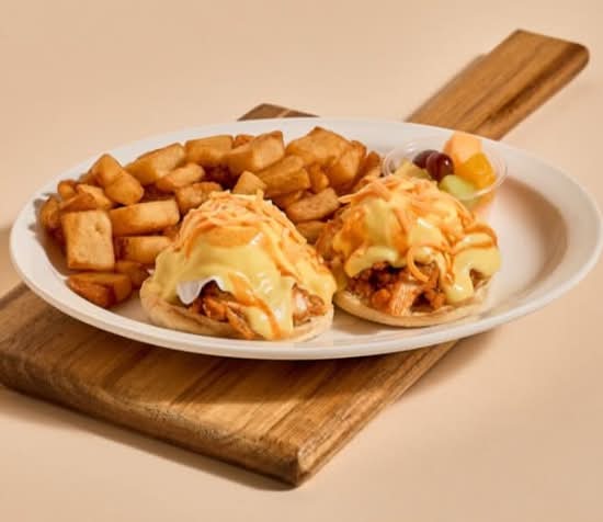 Hot Honey Chicken Benedict